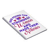 Gott fand die stärkste weibliche Notare Notizblock (Rechte Seite)