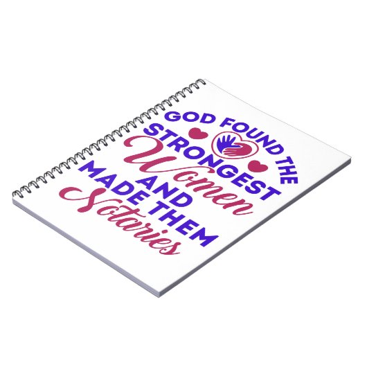 Gott fand die stärkste weibliche Notare Notizblock (Linke Seite)