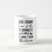Gott fand die stärksten Frauen machten sie zu Pers Kaffeetasse (Mittel)