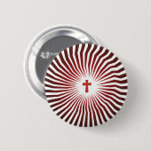 Gott-Felsen - christlicher Felsen-Gang Button (Vorne & Hinten)