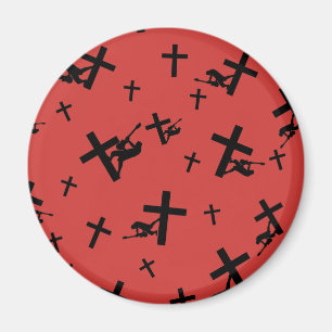 Gott-Felsen - christlicher Felsen-Gang Magnet