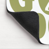 Gott-Felsen - christlicher Felsen-Gang! Mousepad (Ecke)