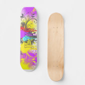 Gott-Felsen - christlicher Felsen-Gang Skateboard (Vorderseite)