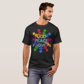 GOTT FRIEDEN LIEBE T-Shirt (Vorne ganz)