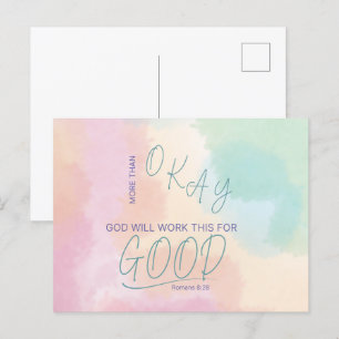 Gott funktioniert alles für eine gute Postkarte