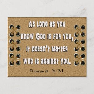 Gott für dich postkarte