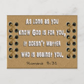 Gott für dich postkarte (Vorderseite)