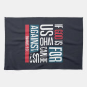 Gott für uns geschirrtuch (Horizontal)