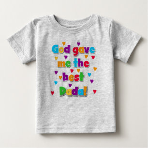 Gott gab mir das beste Dada Kleinkind-Sweatshirt Baby T-shirt