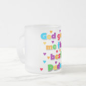 Gott gab mir die besten Dada T-Shirts und die Mattglastasse (Vorderseite Links)