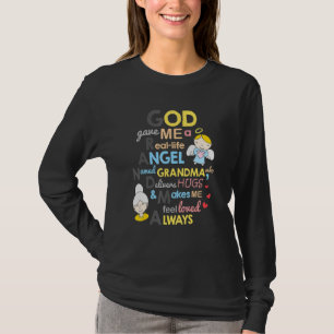 Gott gab mir eine Engel-Oma-Fan Familie Liebe T-Shirt