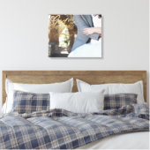 Gott gab mir in Imitaten Goldfolie Leinwanddruck (Insitu (Schlafzimmer))