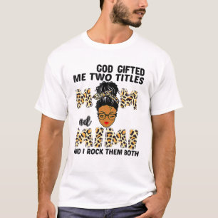 Gott gab mir zwei Titel Mama und Mimi Leopard Moth T-Shirt