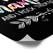 Gott gab mir zwei Titel Mama und Nana Blume Poster (Ecke)