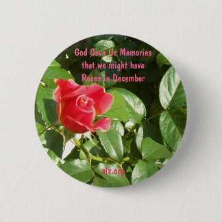 Gott gab uns Rosen Alzheimer Knopf Button