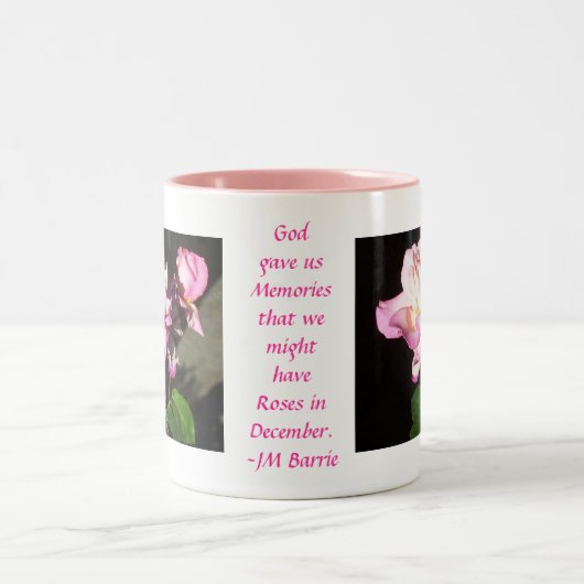 Gott gab uns Rosen Zweifarbige Tasse (Mittel)