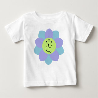 Gott Ganesh Blumenmuster Baby T-shirt