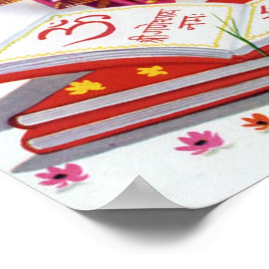 Gott Ganesha Poster (Ecke)