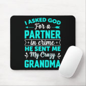 Gott gefragt für Partner in der Kriminalität, schi Mousepad (Mit Mouse)
