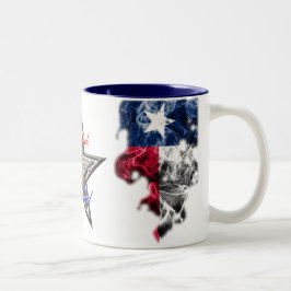 Gott-gemacht Jesus Gerettet Texas-Kaffee-Tasse Zweifarbige Tasse