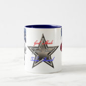 Gott-gemacht Jesus Gerettet Texas-Kaffee-Tasse Zweifarbige Tasse (Mittel)