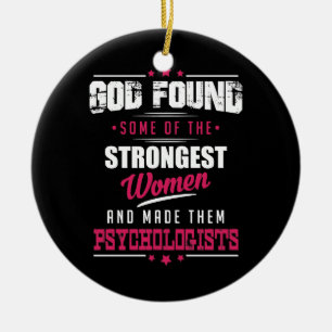 Gott gemachter Psychologe-unglaublich witzig Keramik Ornament