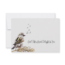 Gott genießt in Ihrer Niedlichen Vogelnotentabelle