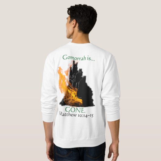 Gott gerichtet sweatshirt (Schwarz voll)