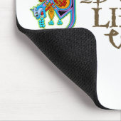 Gott geschaffene Bibliotheks-Arbeit Mousepad (Ecke)