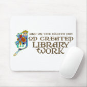Gott geschaffene Bibliotheks-Arbeit Mousepad (Mit Mouse)