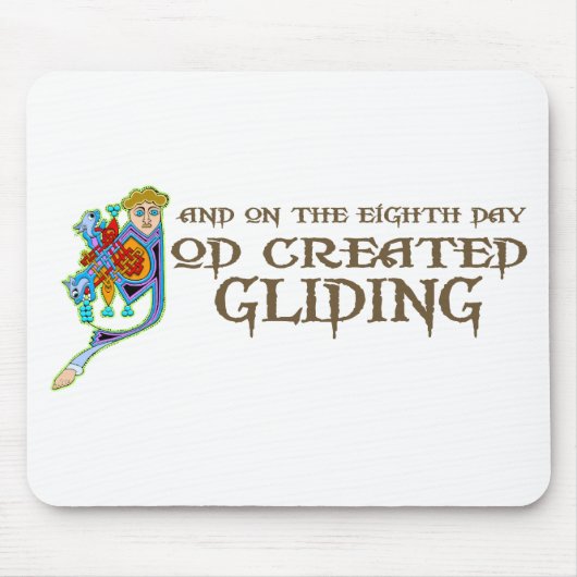 Gott geschaffenes Gleiten Mousepad (Vorne)