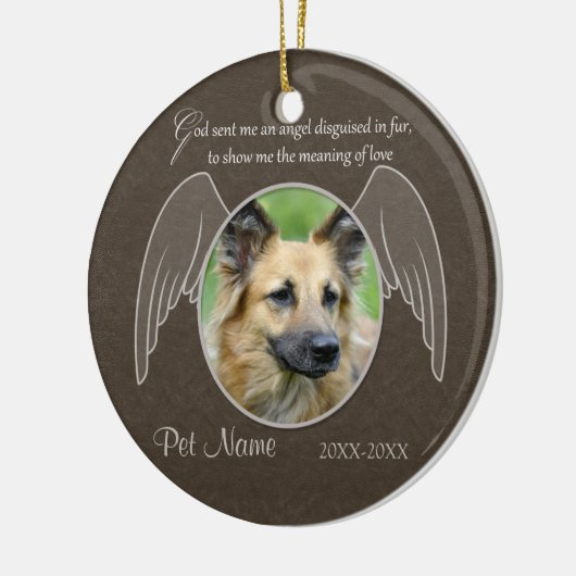 Gott geschickt einer keramik ornament (Links)