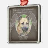 Gott geschickt einer silbernes ornament (Links)