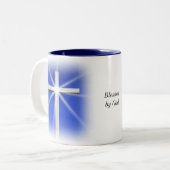 Gott gesegnet zweifarbige tasse (Vorderseite Links)