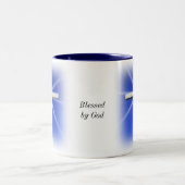 Gott gesegnet zweifarbige tasse (Mittel)