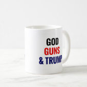 Gott-Gewehre u. Trumpf Kaffeetasse (VorderseiteRechts)