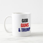 Gott-Gewehre u. Trumpf Kaffeetasse (Links)