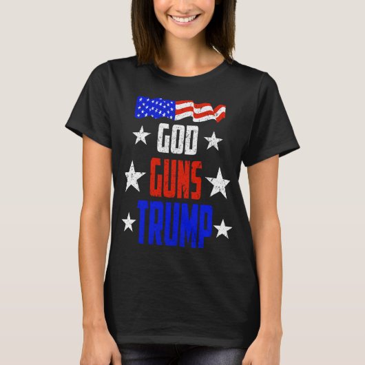 Gott, Gewehre und Trumpf-T - Shirt-Trumpf ist mein T-Shirt (Vorderseite)