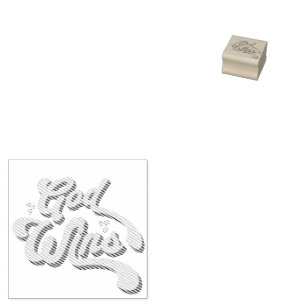 Gott gewinnt die Briefmarke der Christen Gummistempel