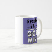 Gott gewinnt Kaffee-Tasse Kaffeetasse (VorderseiteRechts)