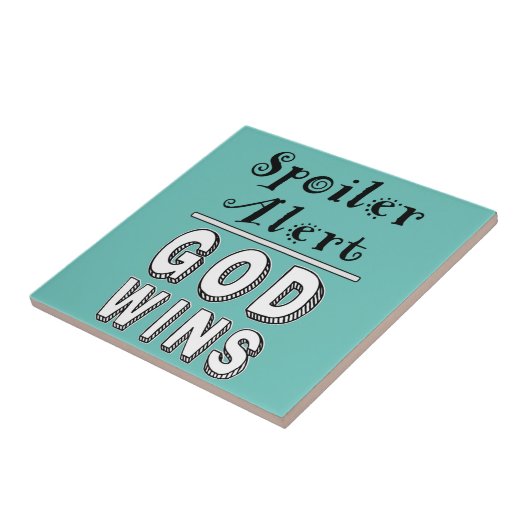 Gott gewinnt Keramik Tile Fliese (Seite)