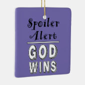 Gott gewinnt keramikornament (Rechts)