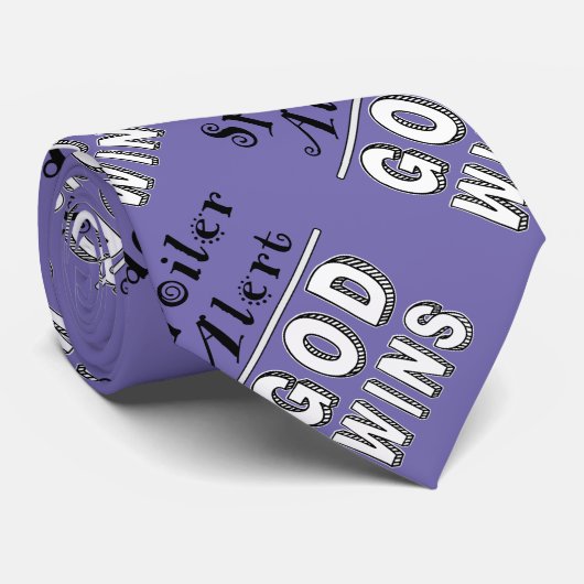 Gott gewinnt krawatte (Gerollt)