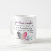 Gott gibt Herz-Transplantationen Kaffeetasse (Vorderseite Links)