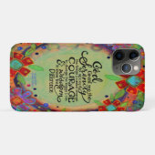 "Gott gibt mir die Heiligkeit" Inspirivity Case-Mate iPhone Hülle (Rückseite (Horizontal))