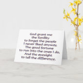 Gott gibt mir Spaß Karte (Gelbe Blume)