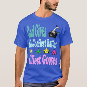 Gott gibt seine goofisten Kämpfe seinem silbersten T-Shirt