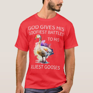 Gott gibt seine goofisten Kämpfe seinem silbersten T-Shirt