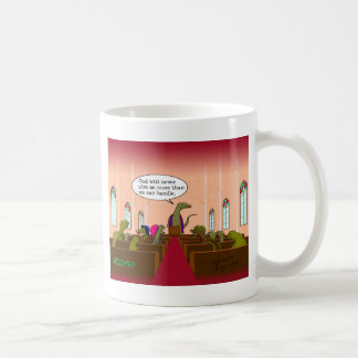 Gott gibt uns nie mehr, als wir bewältigen können kaffeetasse
