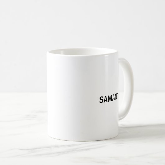 Gott gibt uns nur, was wir scheinbar Gott handhabe Kaffeetasse (VorderseiteRechts)